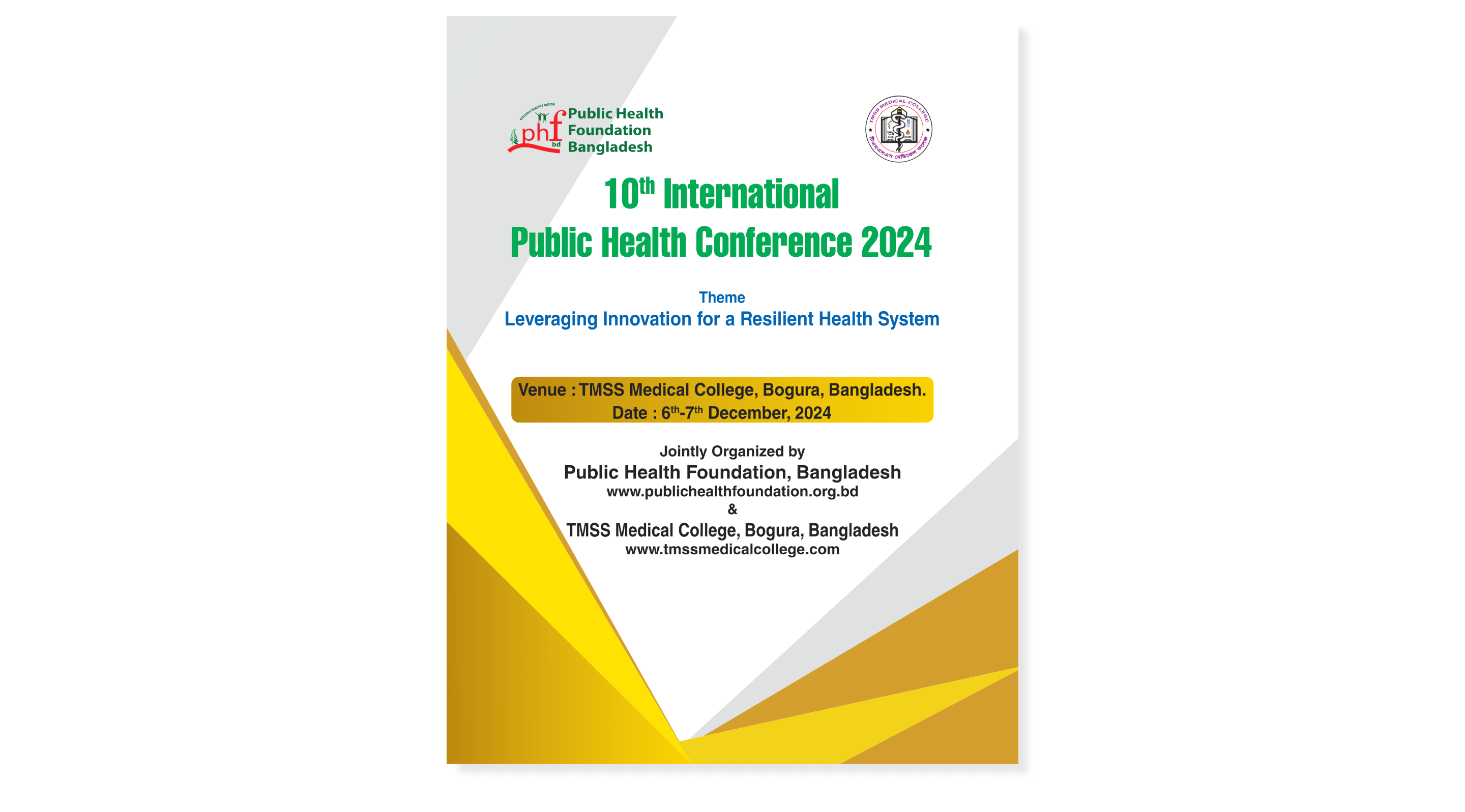 10th International Public Health Conference, (Hybrid) 2024